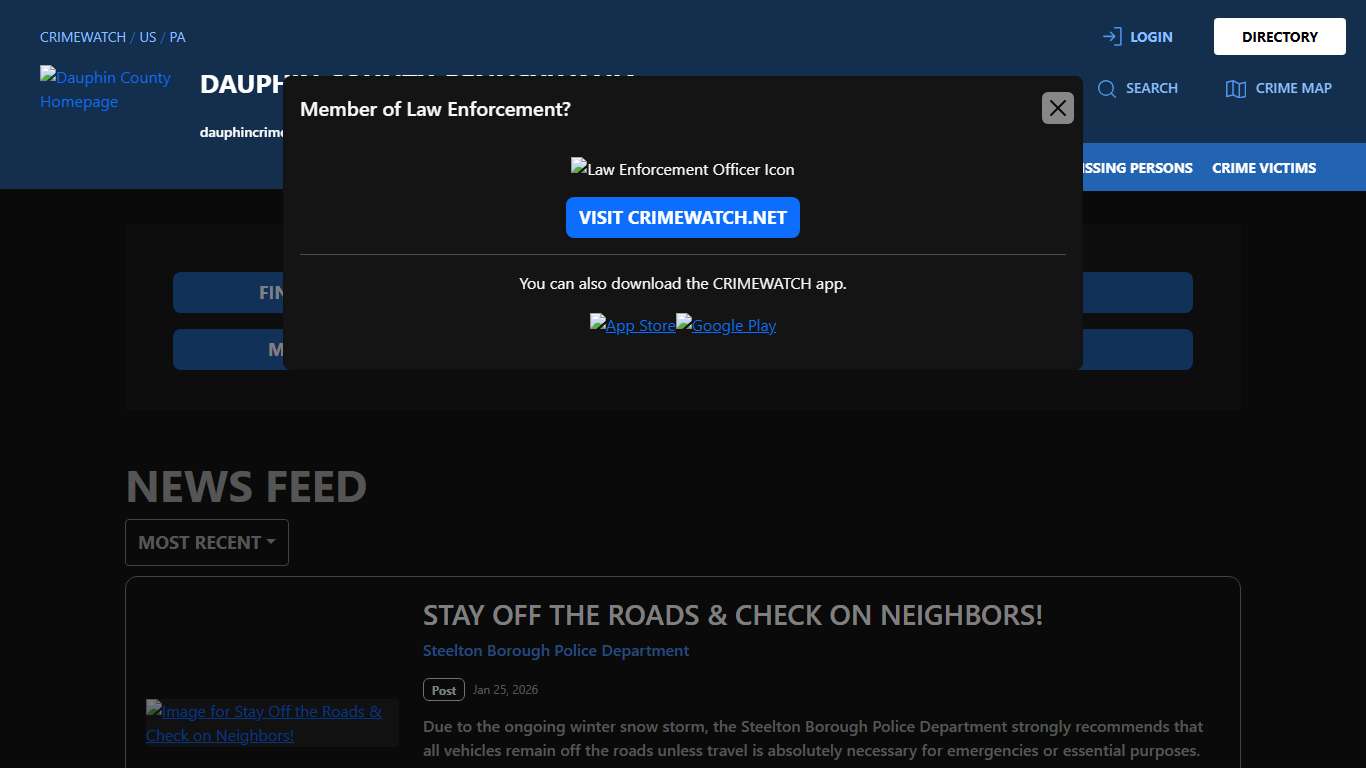 Dauphin County CRIMEWATCH PA