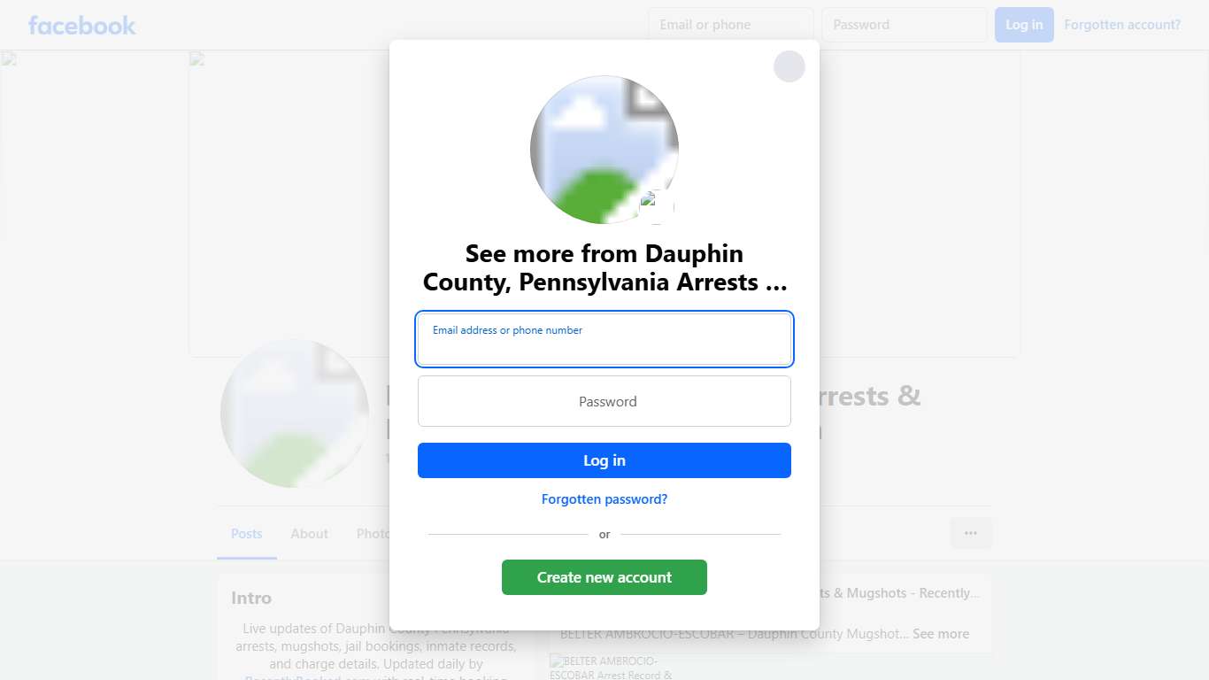 Dauphin County, Pennsylvania Arrests & Mugshots - RecentlyBooked.com Facebook